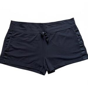 Athleta Casual Black Drawstring Shorts – Women’s sz XL EUC Comfy Casual Lounge